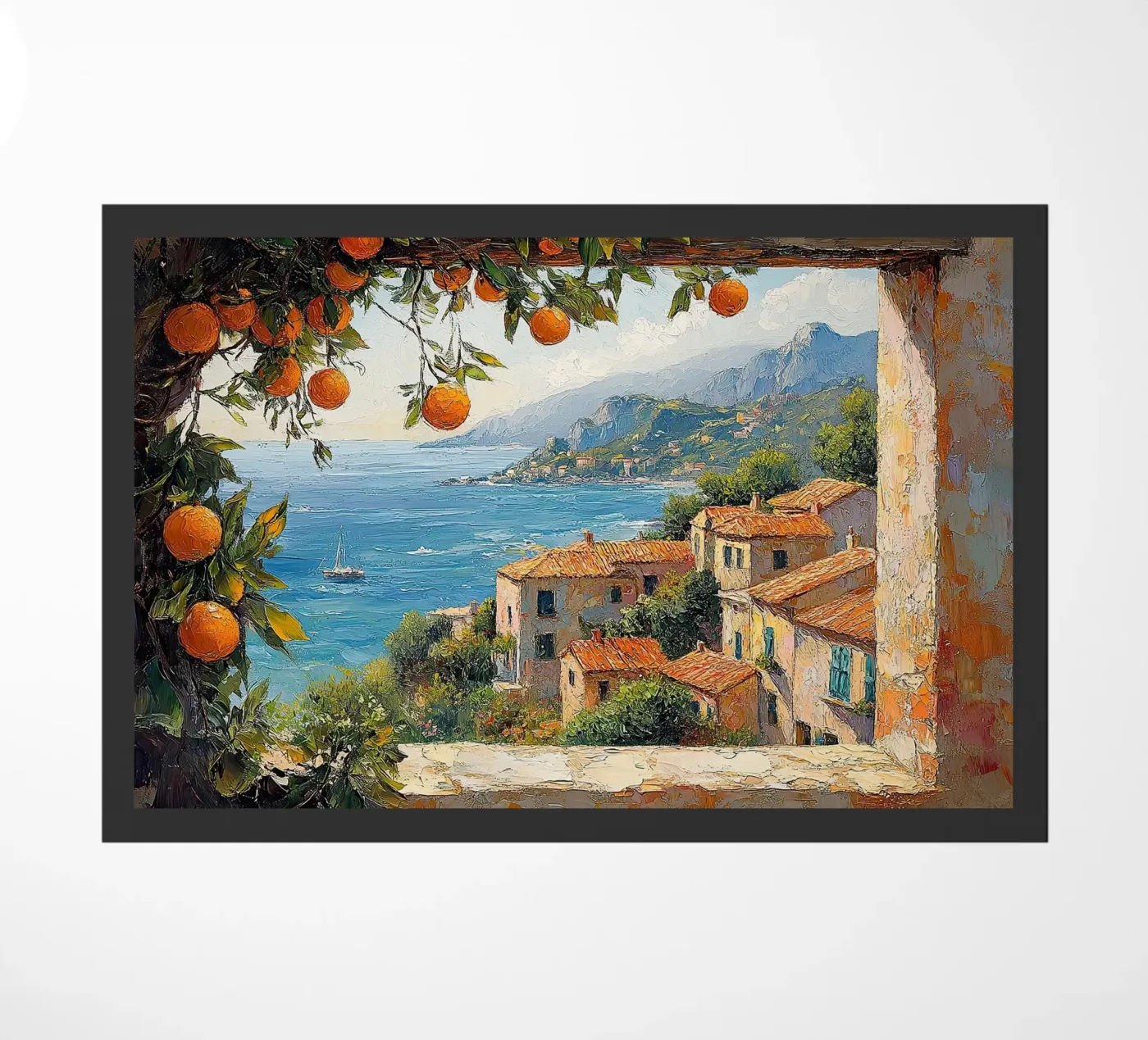 Zonovergoten Symfonie deurmat van Nikis Art Studio