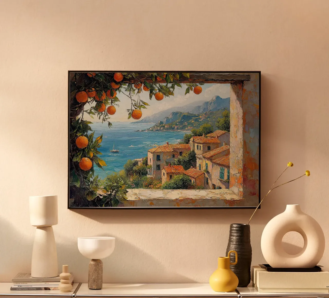 Sunlit Symphony Acryl-Glas von Nikis Art Studio