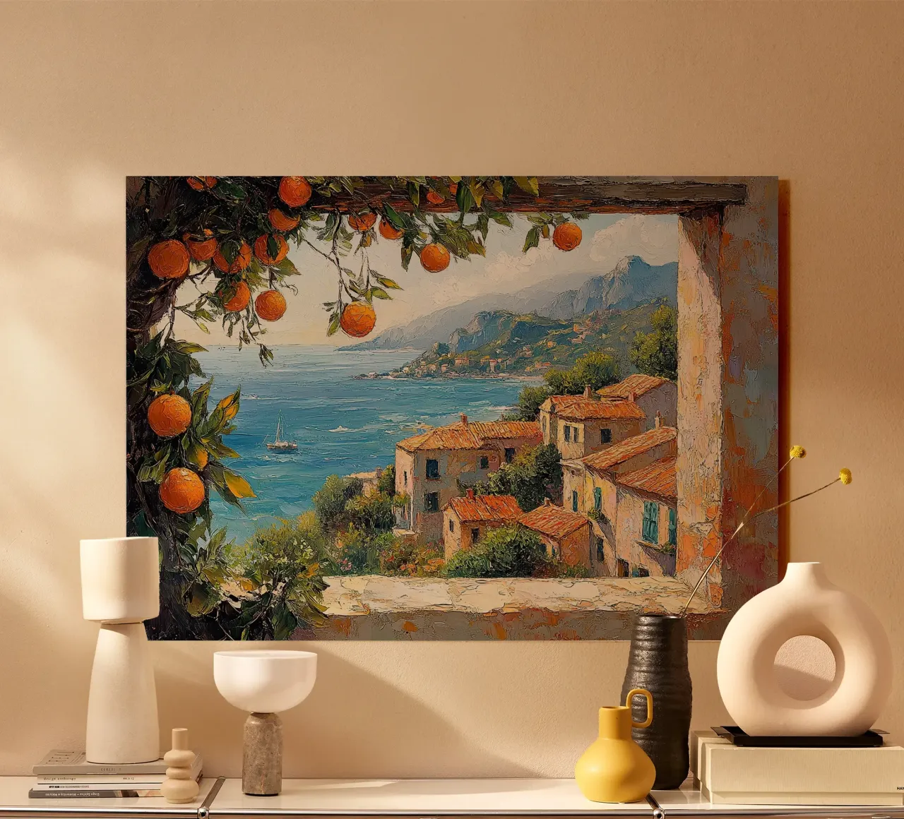 Sunlit Symphony Acryl-Glas von Nikis Art Studio