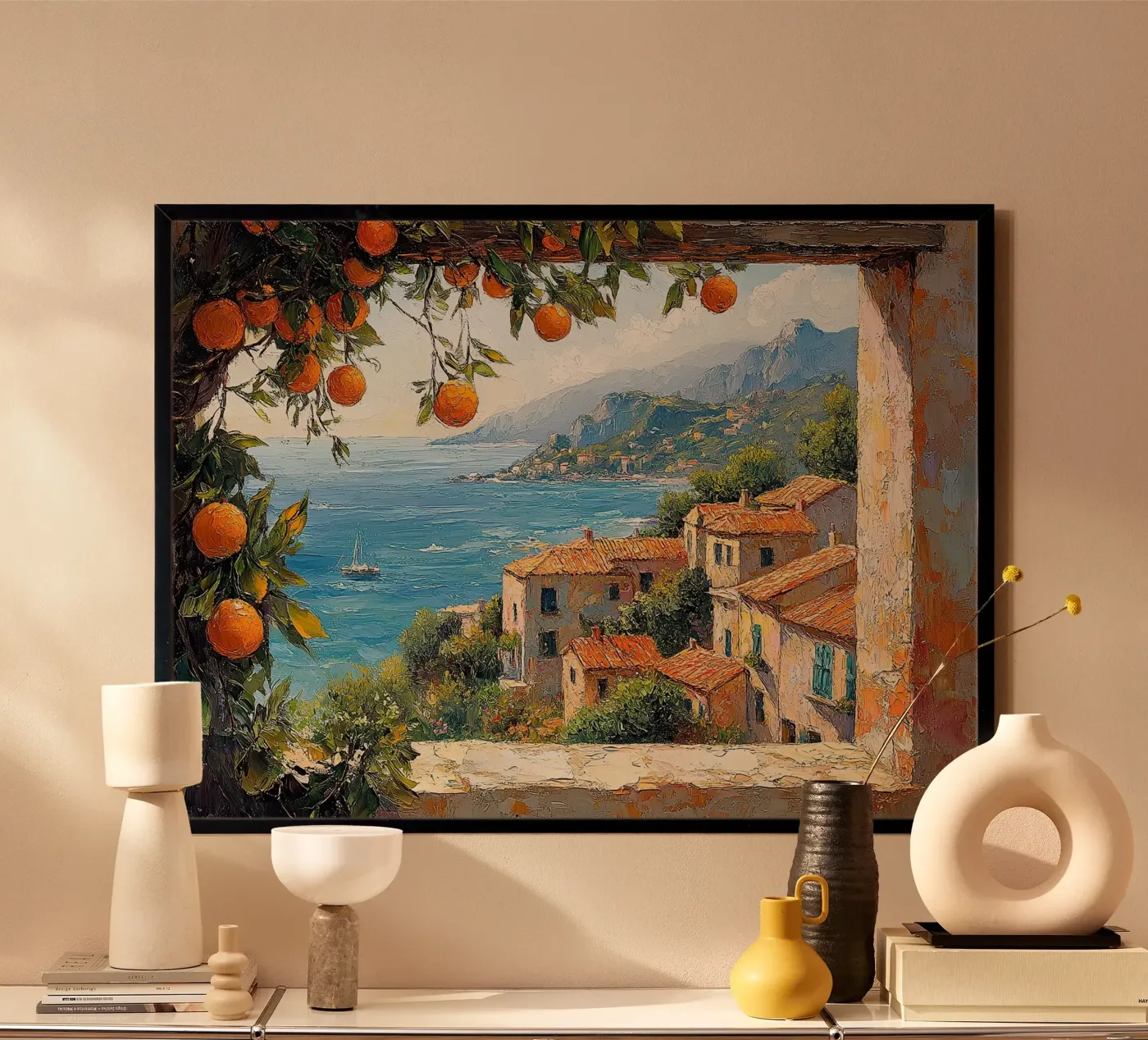 Sunlit Symphony Poster von Nikis Art Studio