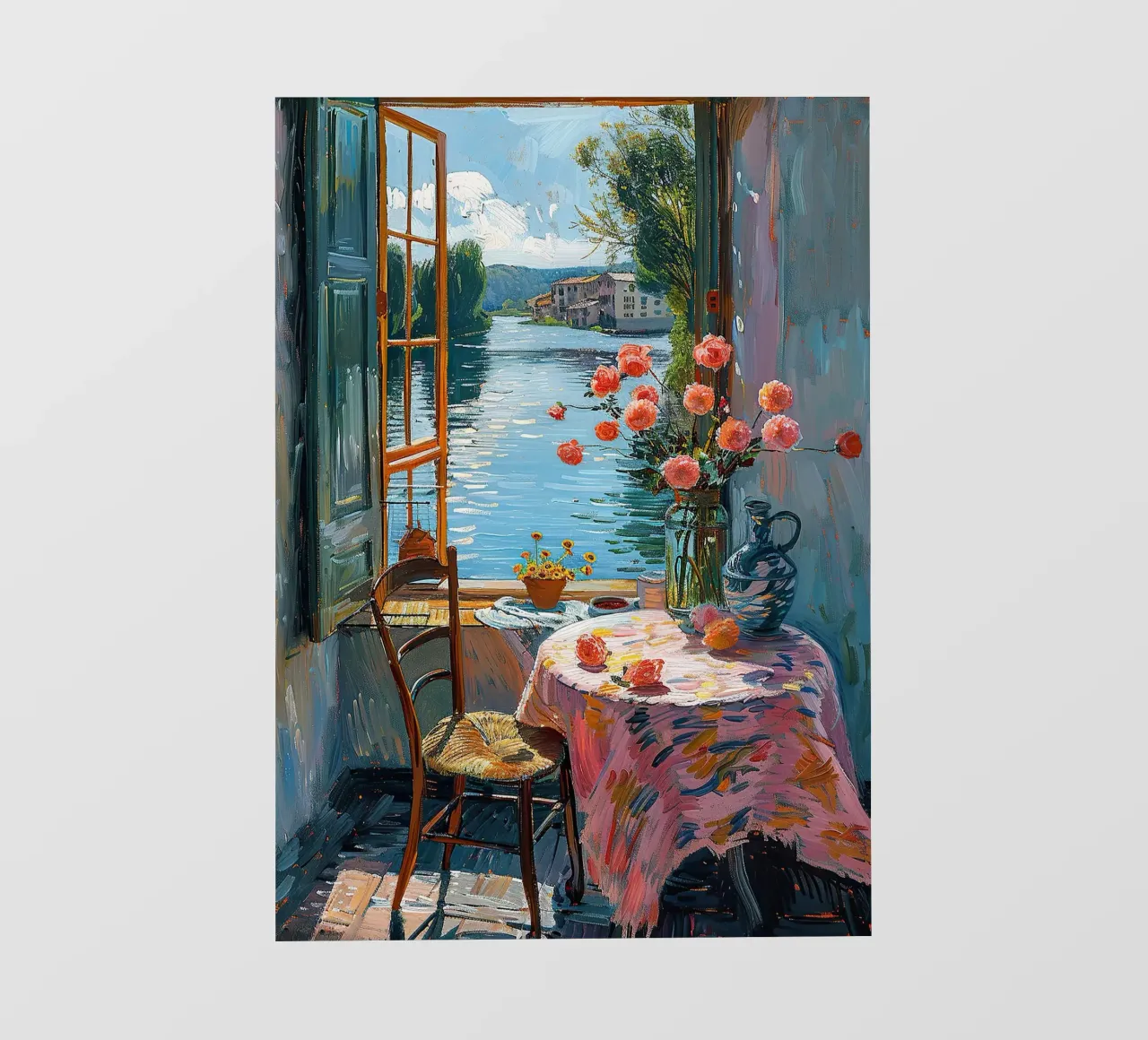 Il mondo ci aspetta telo in pvc da Nikis Art Studio