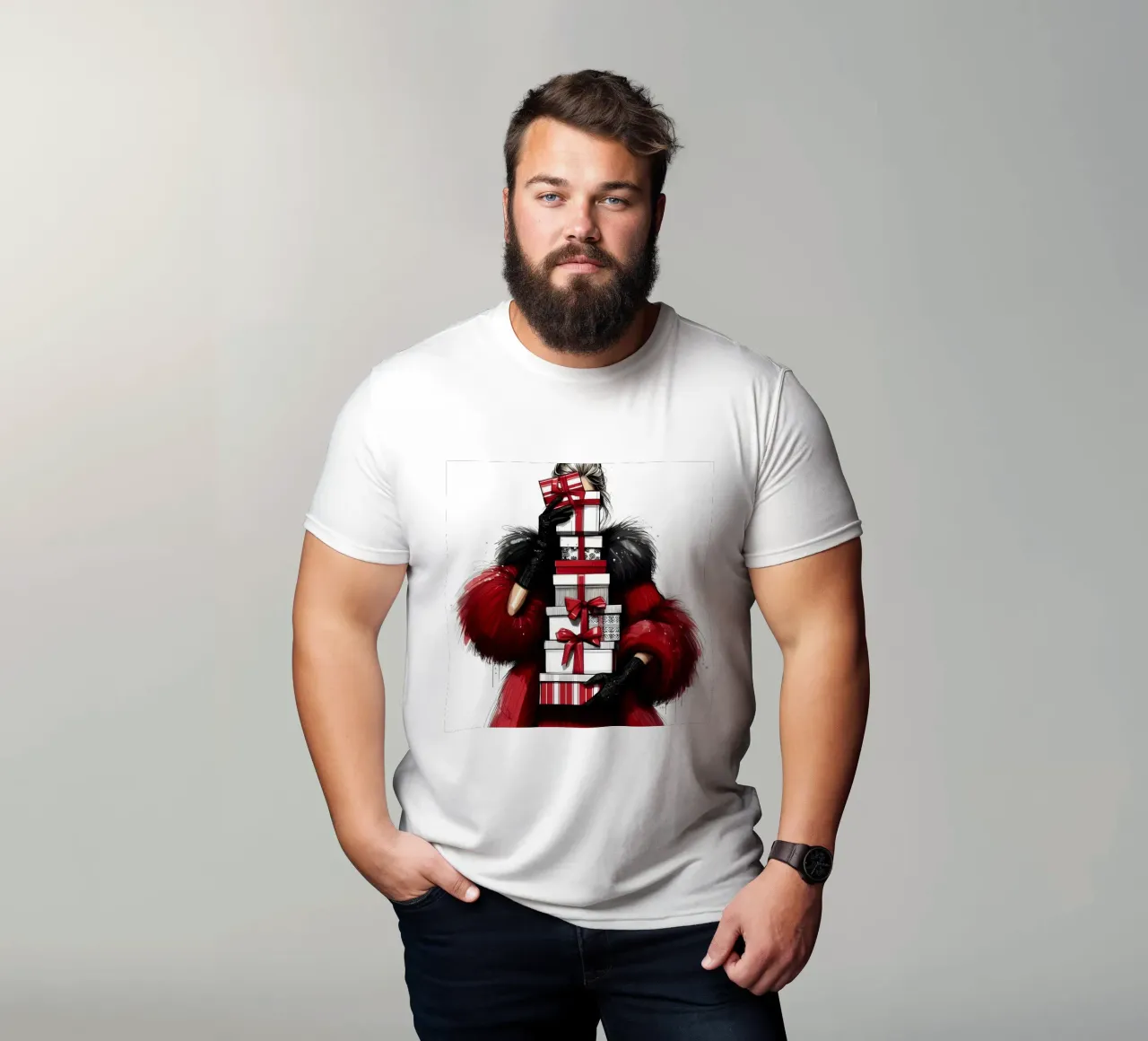 COMPRAS NAVIDEÑAS EN PARÍS camiseta de ARTOMATIC