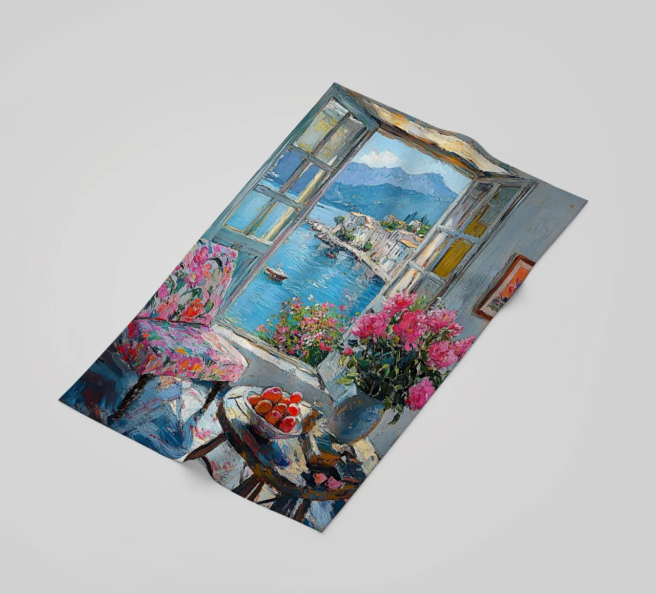 Uno scorcio di serenità telo mare da Nikis Art Studio