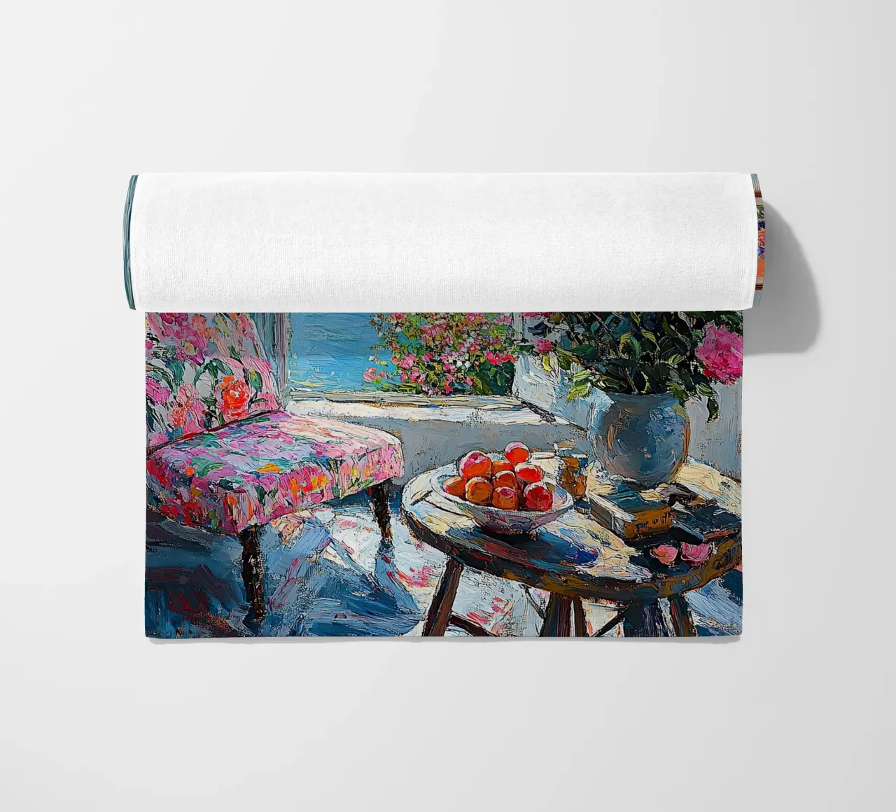 Uno scorcio di serenità telo mare da Nikis Art Studio