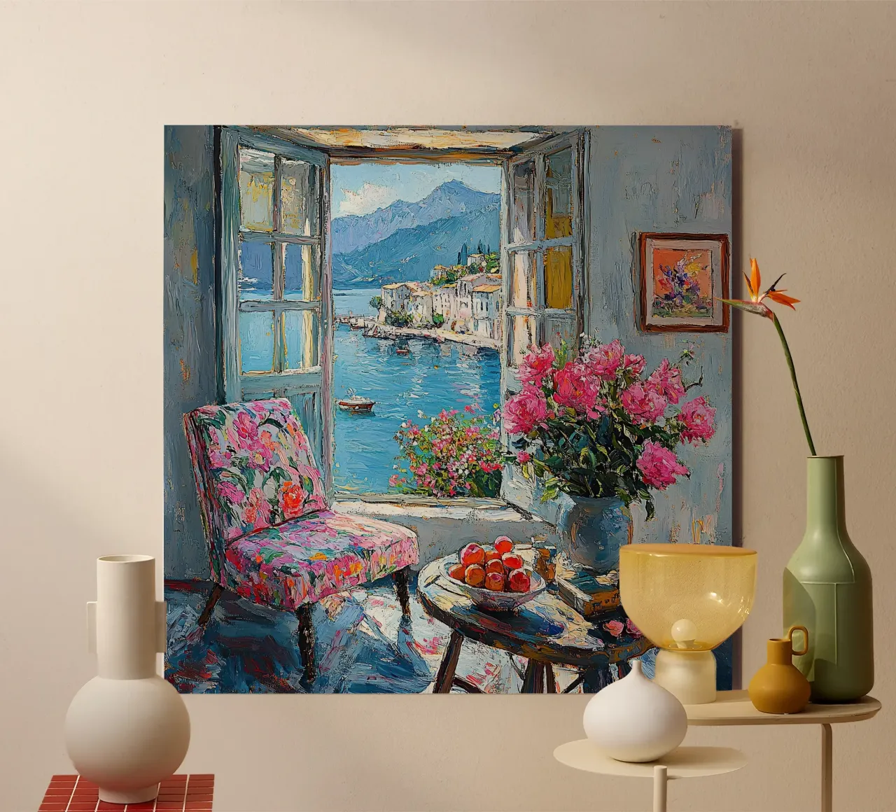 Uno scorcio di serenità alluminio dibond da Nikis Art Studio