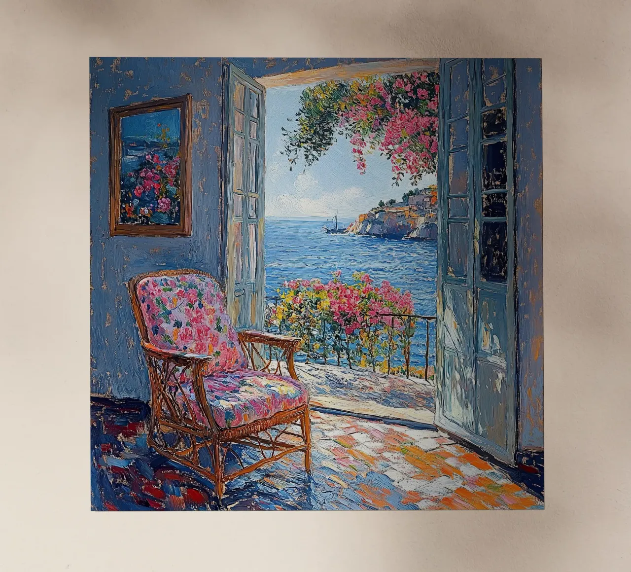 Henri Matisse ispira "Orizzonti sussurrati pellicola backlit da Nikis Art Studio