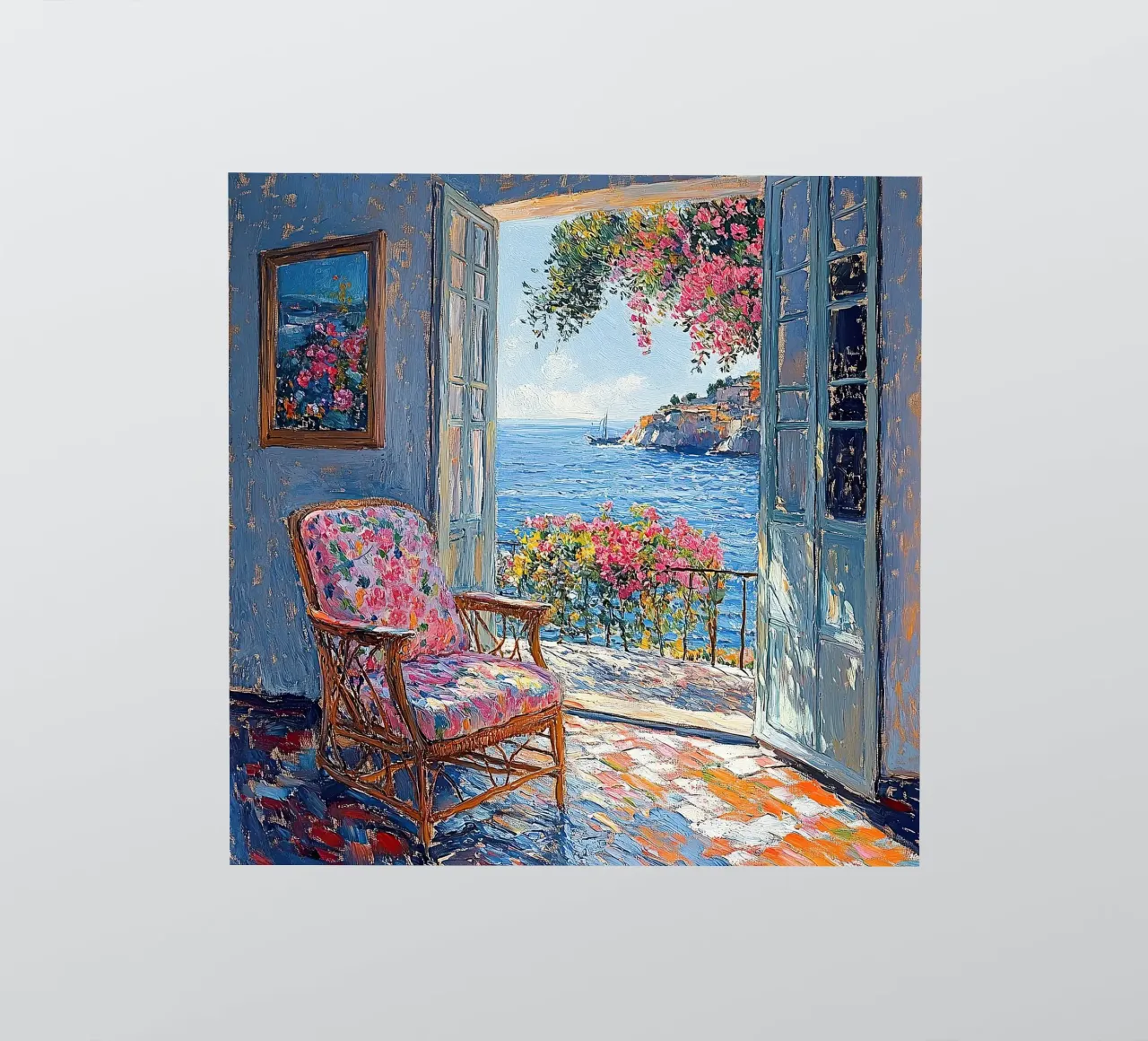 Henri Matisse ispira "Orizzonti sussurrati adesivo da Nikis Art Studio
