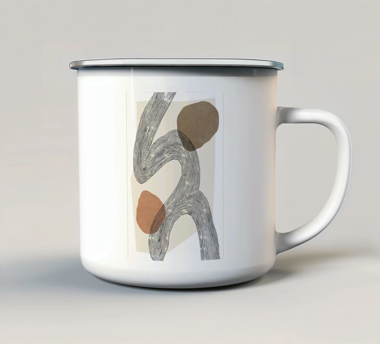 The River tazza in smalto da treechild