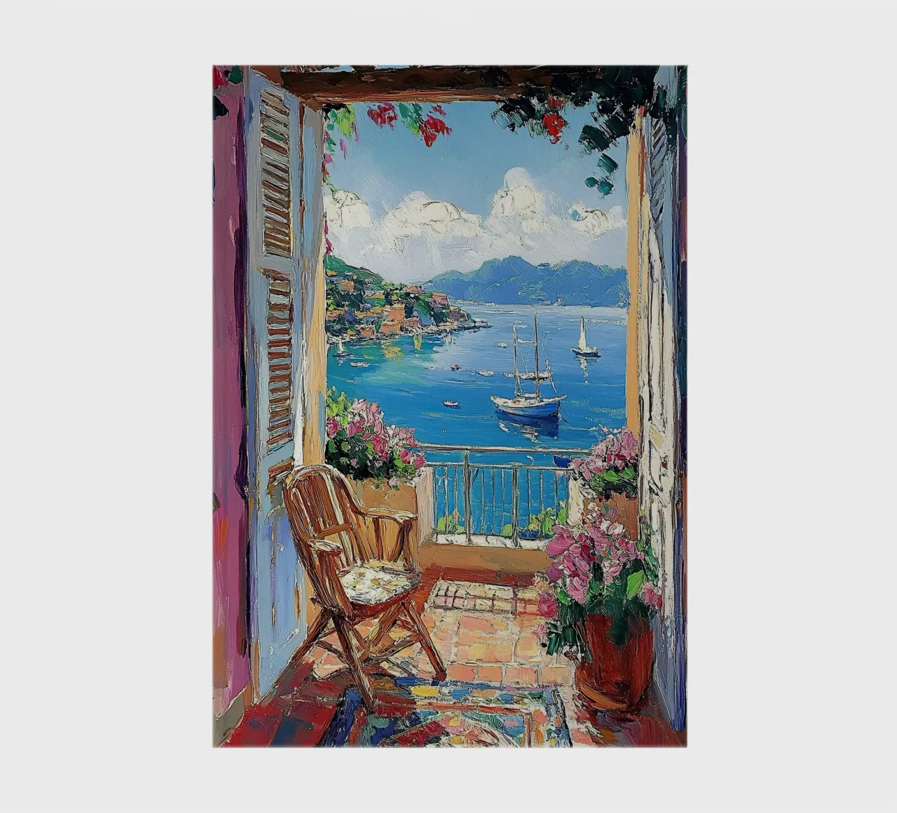 Matisse inspires Open Window notebook by Nikis Art Studio