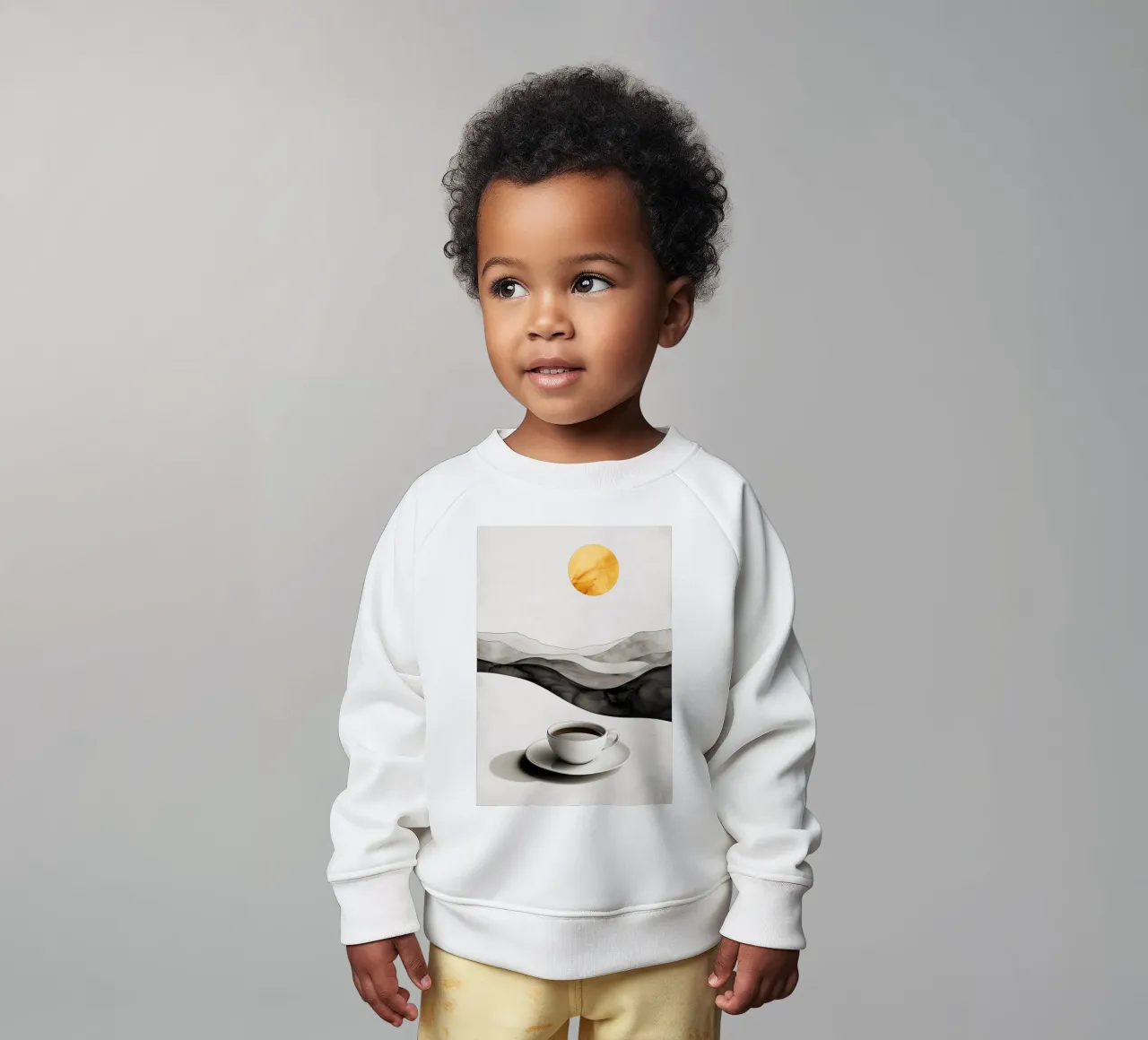 È l'ora del caffè felpa neonato da Justyna Jaszke JBJart