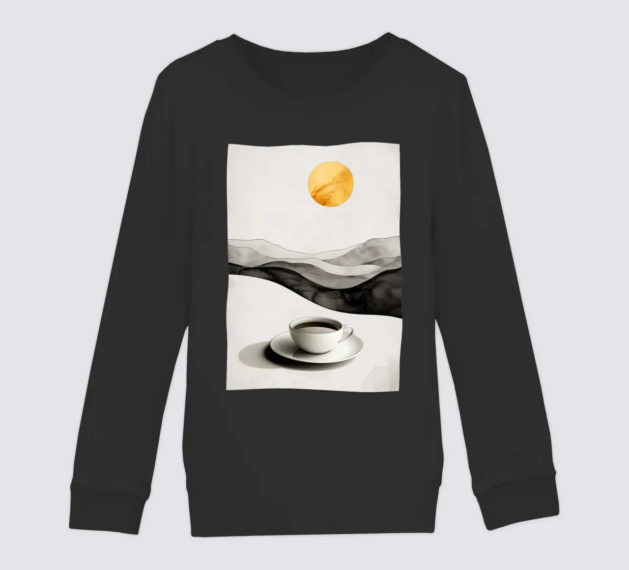 È l'ora del caffè felpa bambino da Justyna Jaszke JBJart