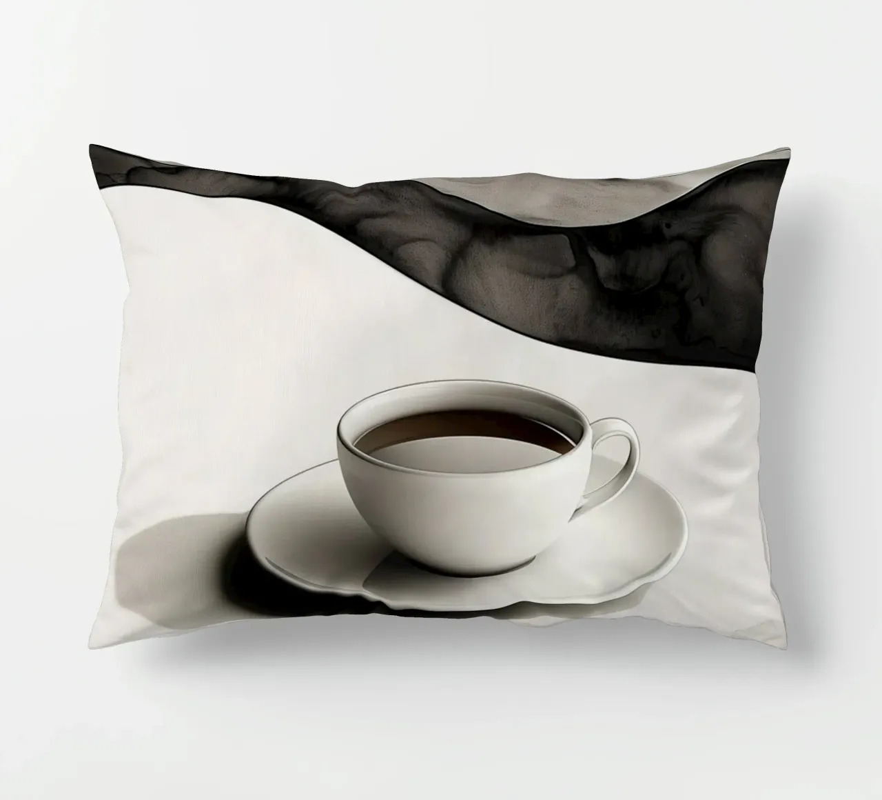 It's coffee time decorative cushion by Justyna Jaszke JBJart