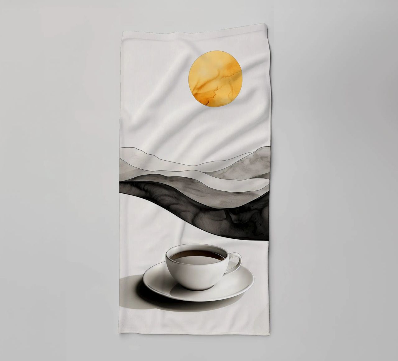 È l'ora del caffè asciugamano da bagno da Justyna Jaszke JBJart