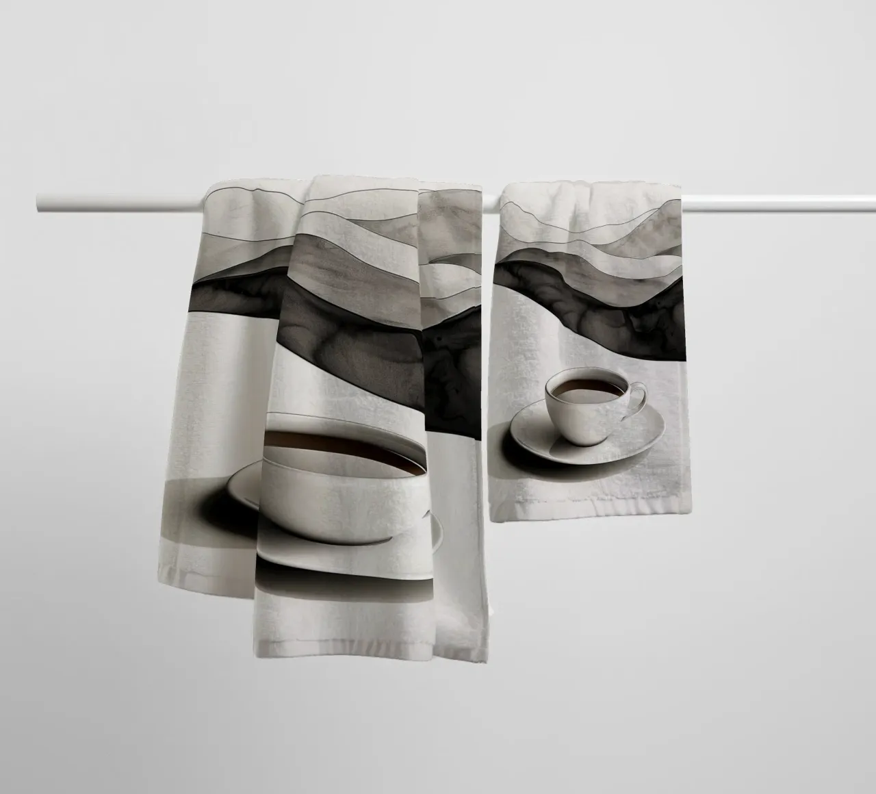 È l'ora del caffè asciugamano da bagno da Justyna Jaszke JBJart