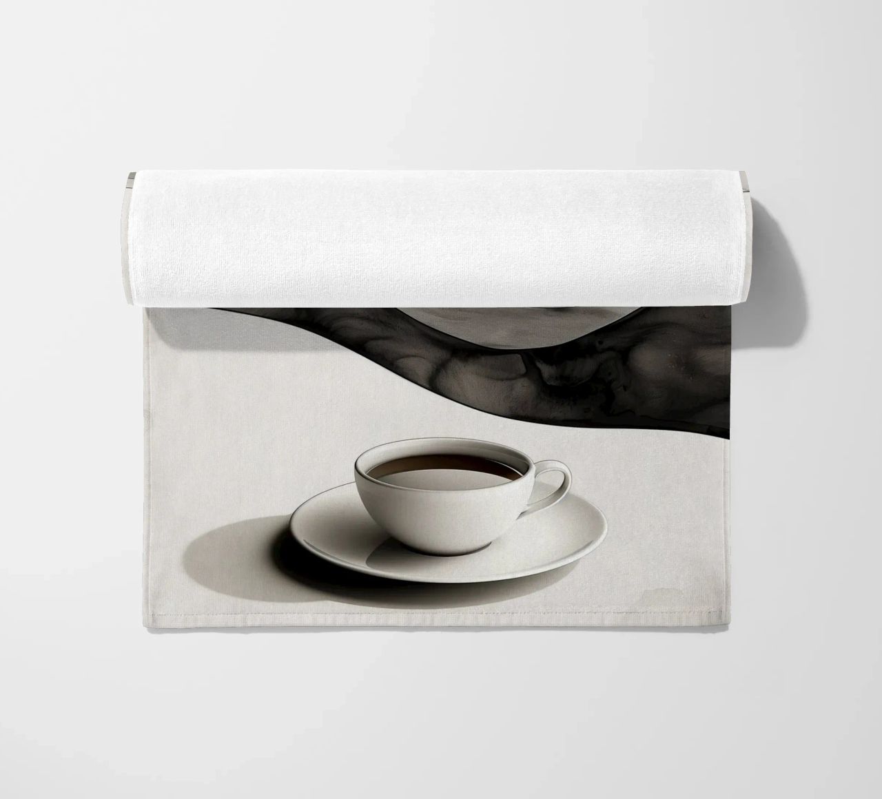 È l'ora del caffè telo mare da Justyna Jaszke JBJart