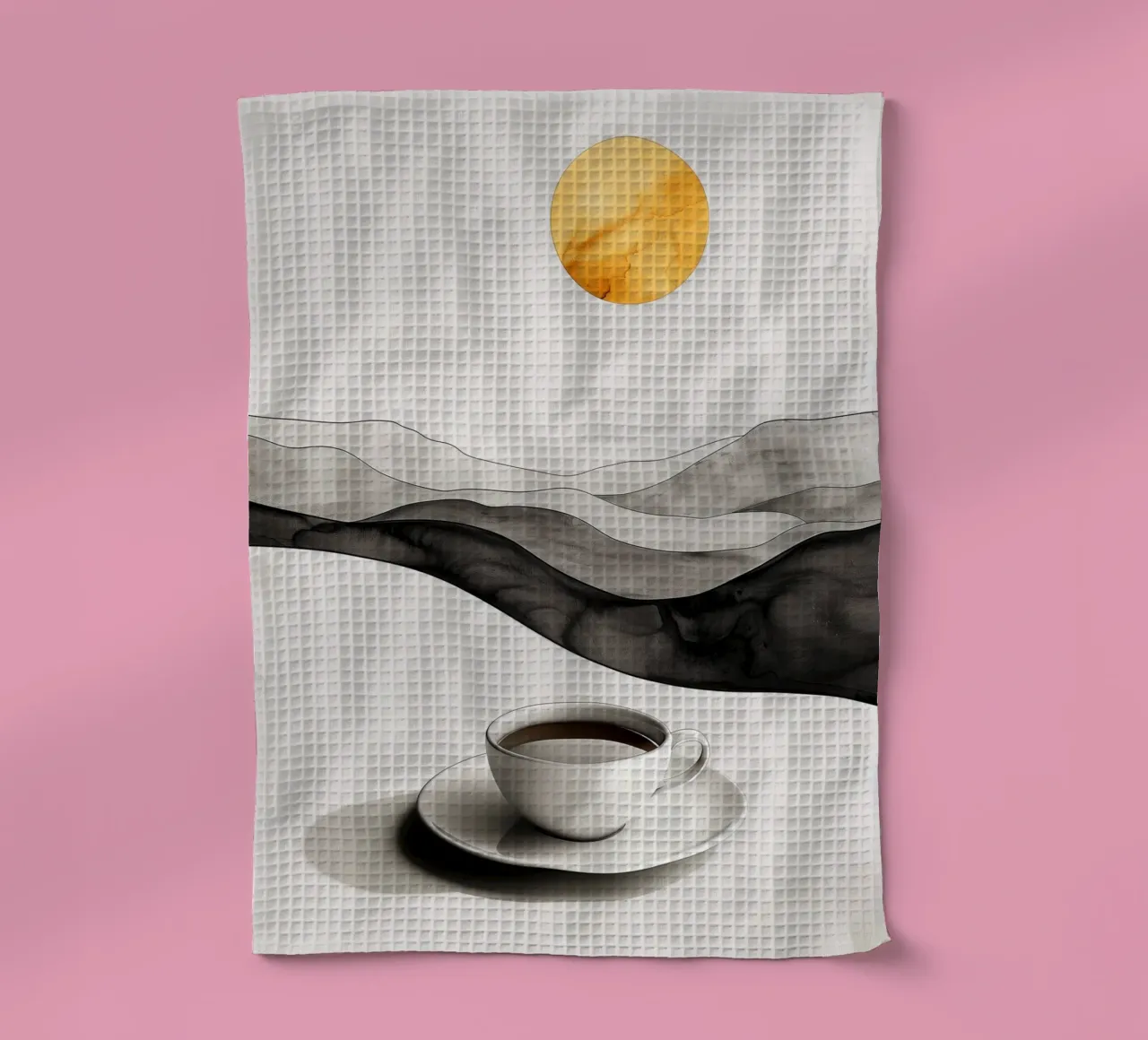 Es la hora del café paño de cocina de Justyna Jaszke JBJart