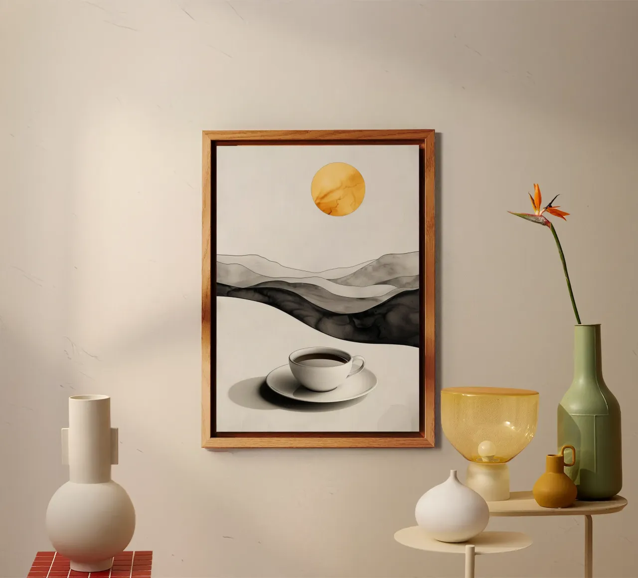 È l'ora del caffè alluminio dibond da Justyna Jaszke JBJart