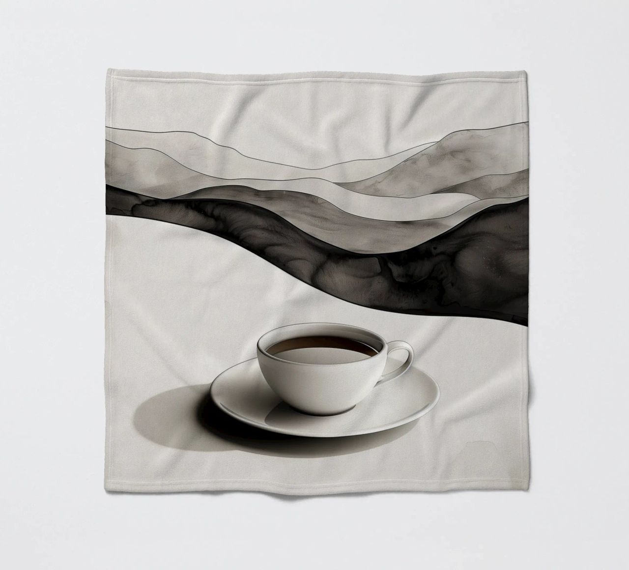 È l'ora del caffè coperta in pile da Justyna Jaszke JBJart