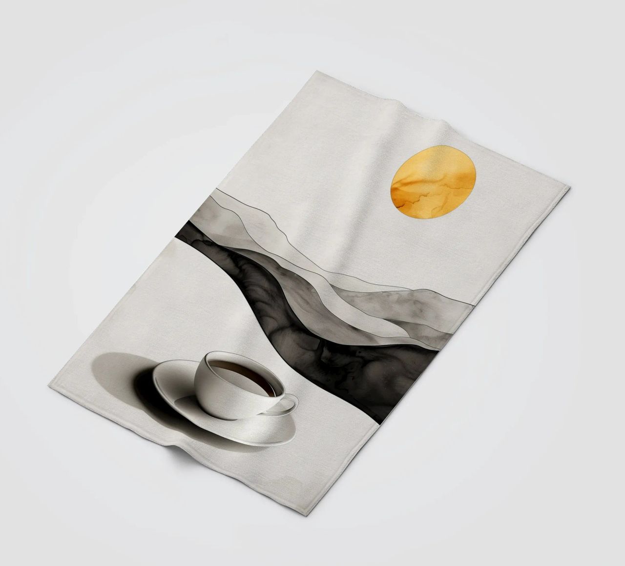 È l'ora del caffè coperta in pile da Justyna Jaszke JBJart