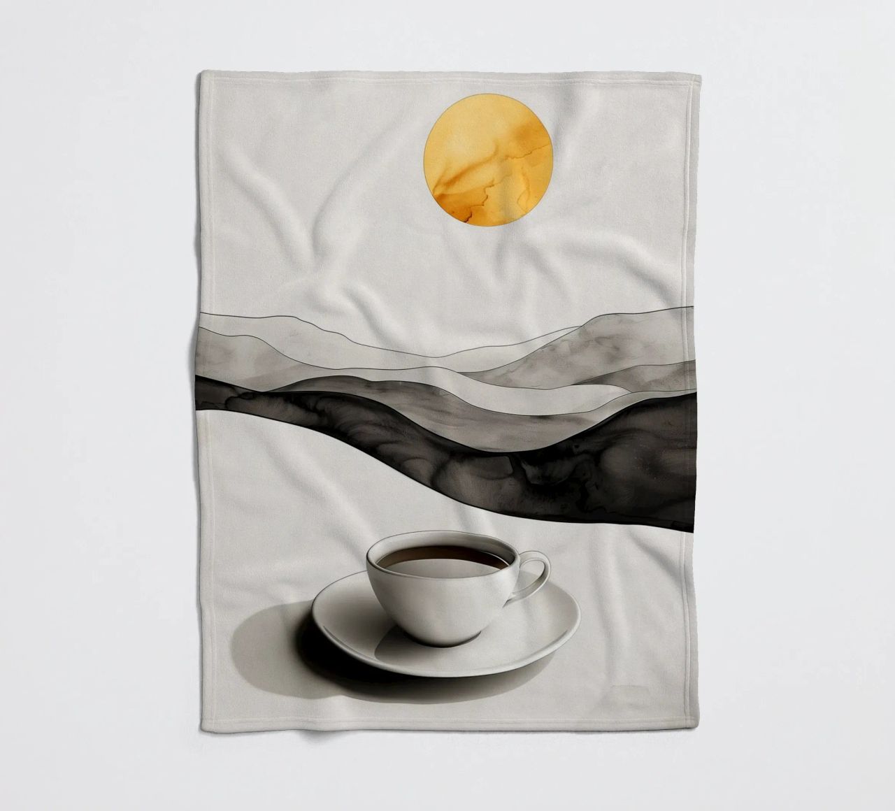 È l'ora del caffè coperta in pile da Justyna Jaszke JBJart