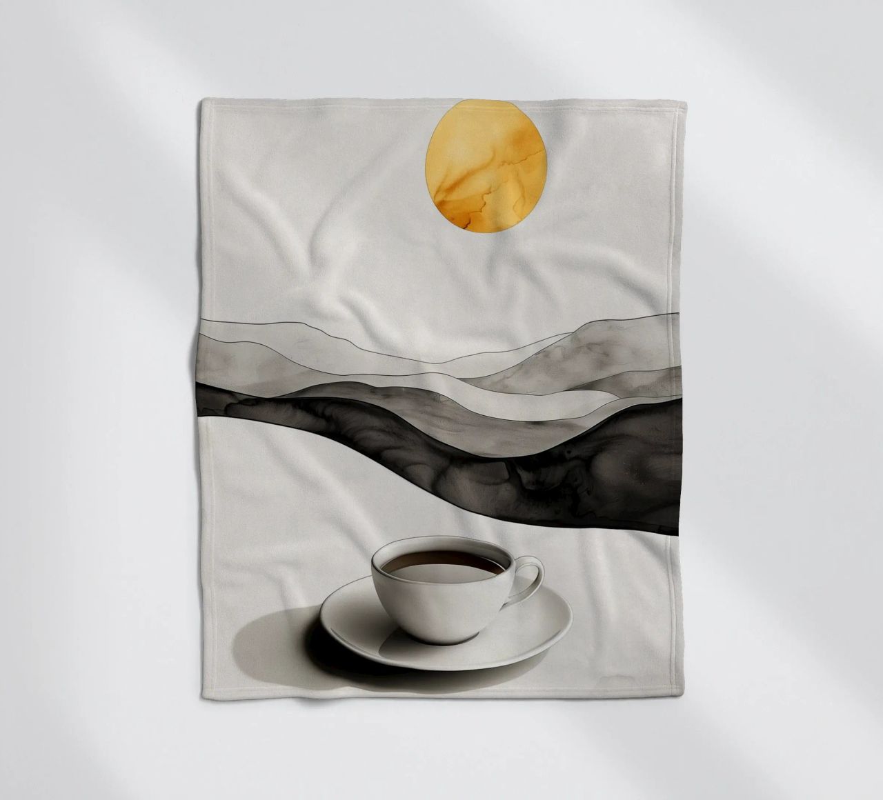 È l'ora del caffè coperta in pile da Justyna Jaszke JBJart
