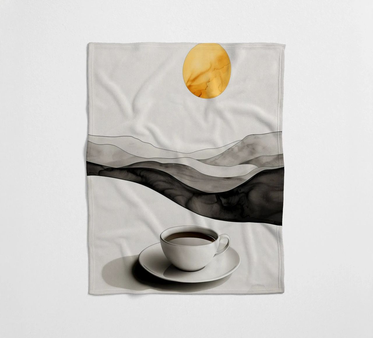 È l'ora del caffè coperta in pile da Justyna Jaszke JBJart