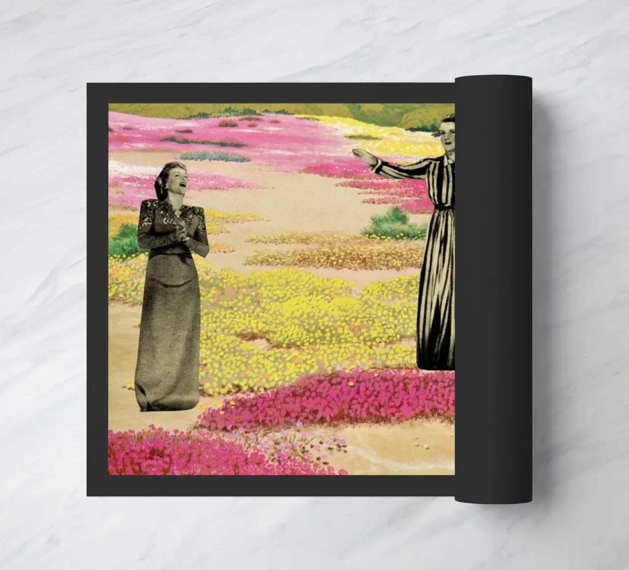 Human Cacti doormat by Cassia Beck Collage