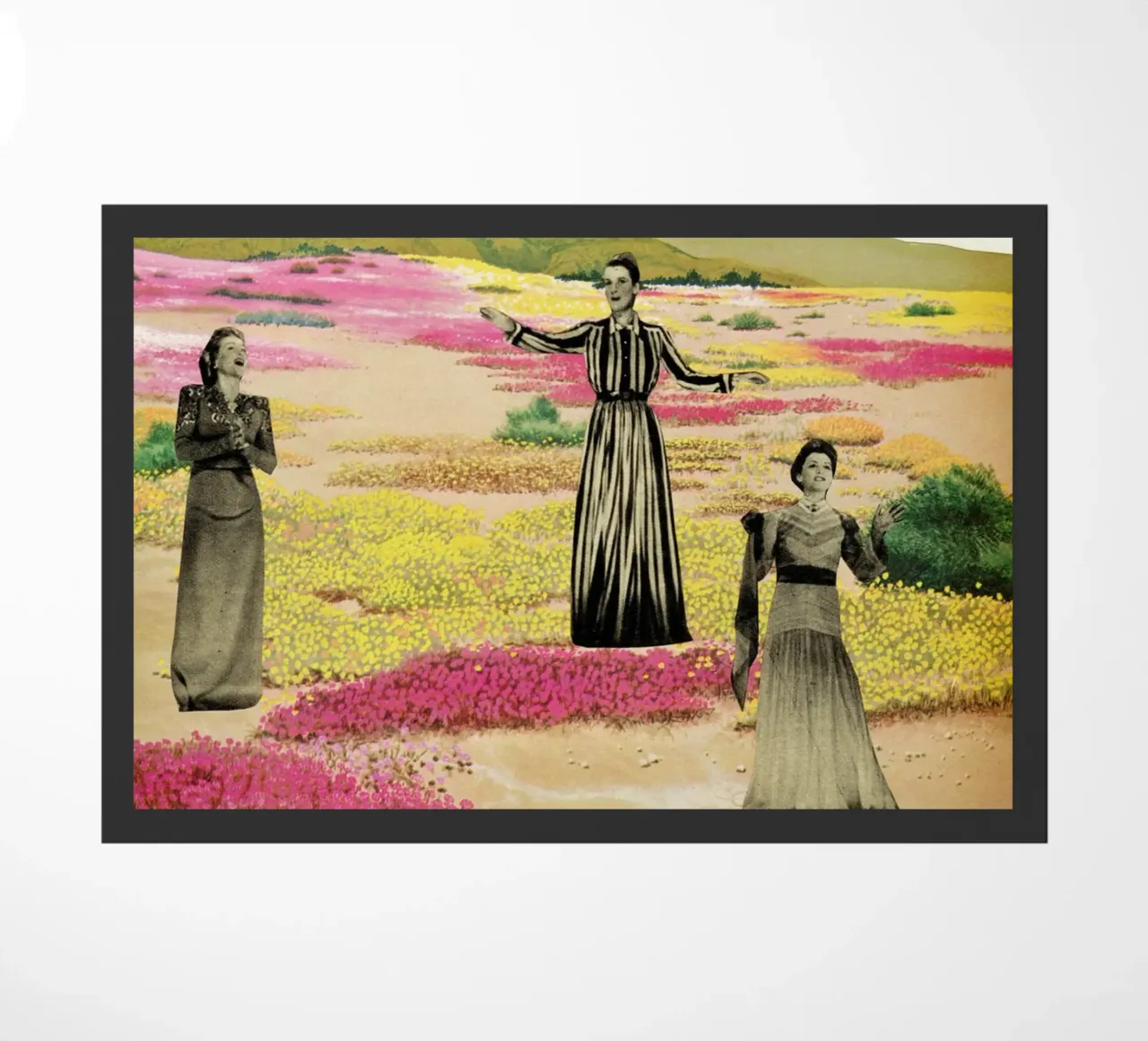 Human Cacti doormat by Cassia Beck Collage