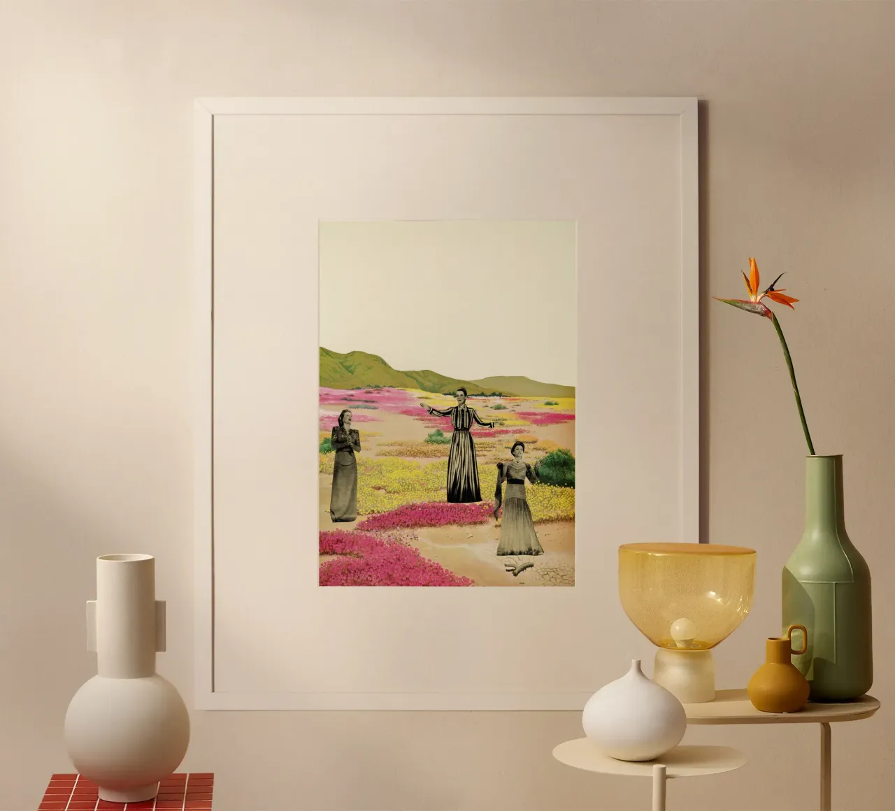 Cactus umani poster da Cassia Beck Collage