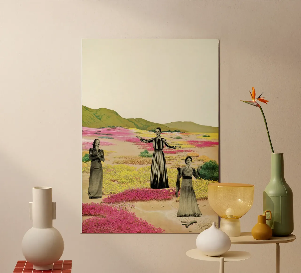 Cactus umani poster da Cassia Beck Collage