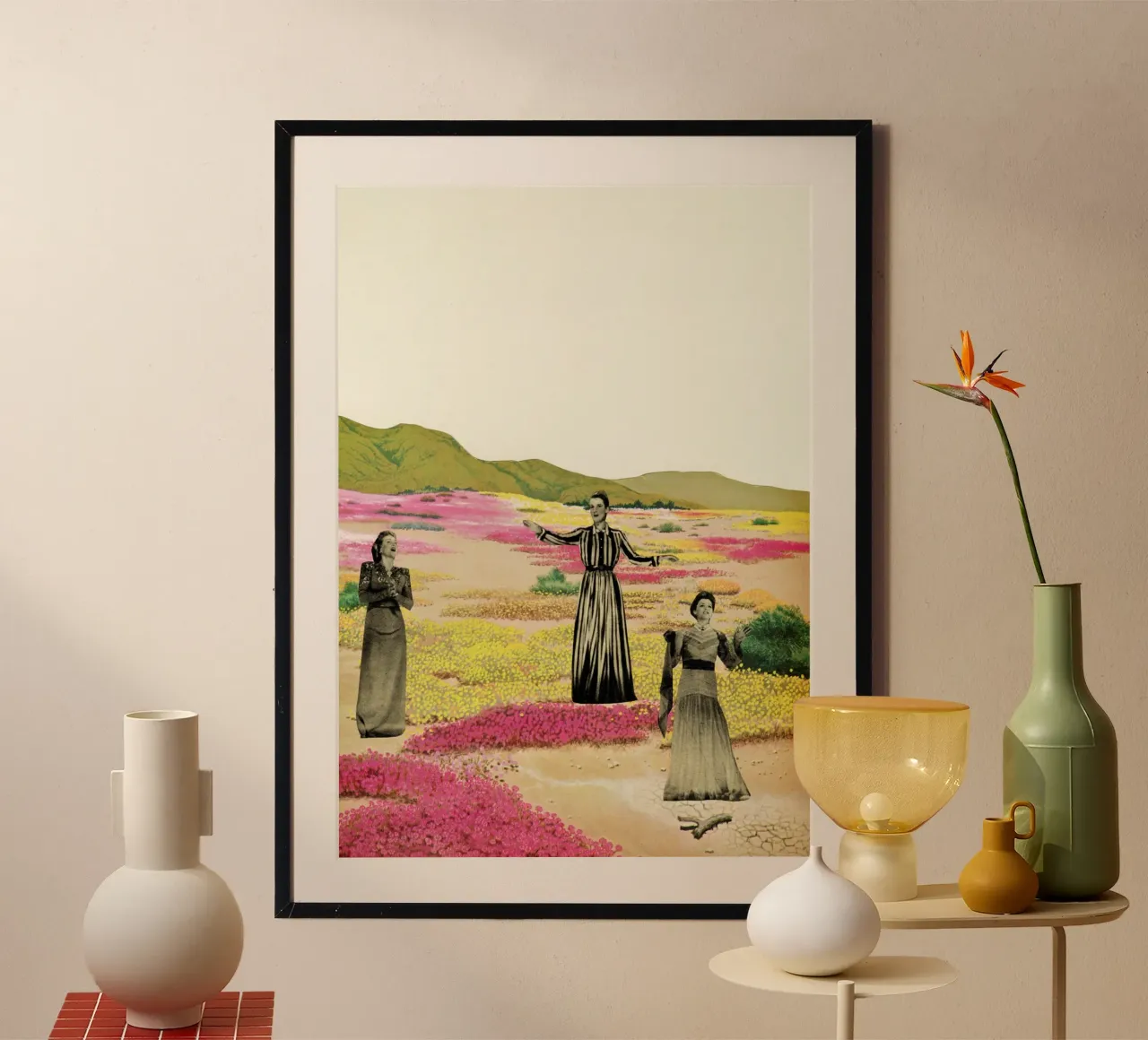 Cactus umani poster da Cassia Beck Collage