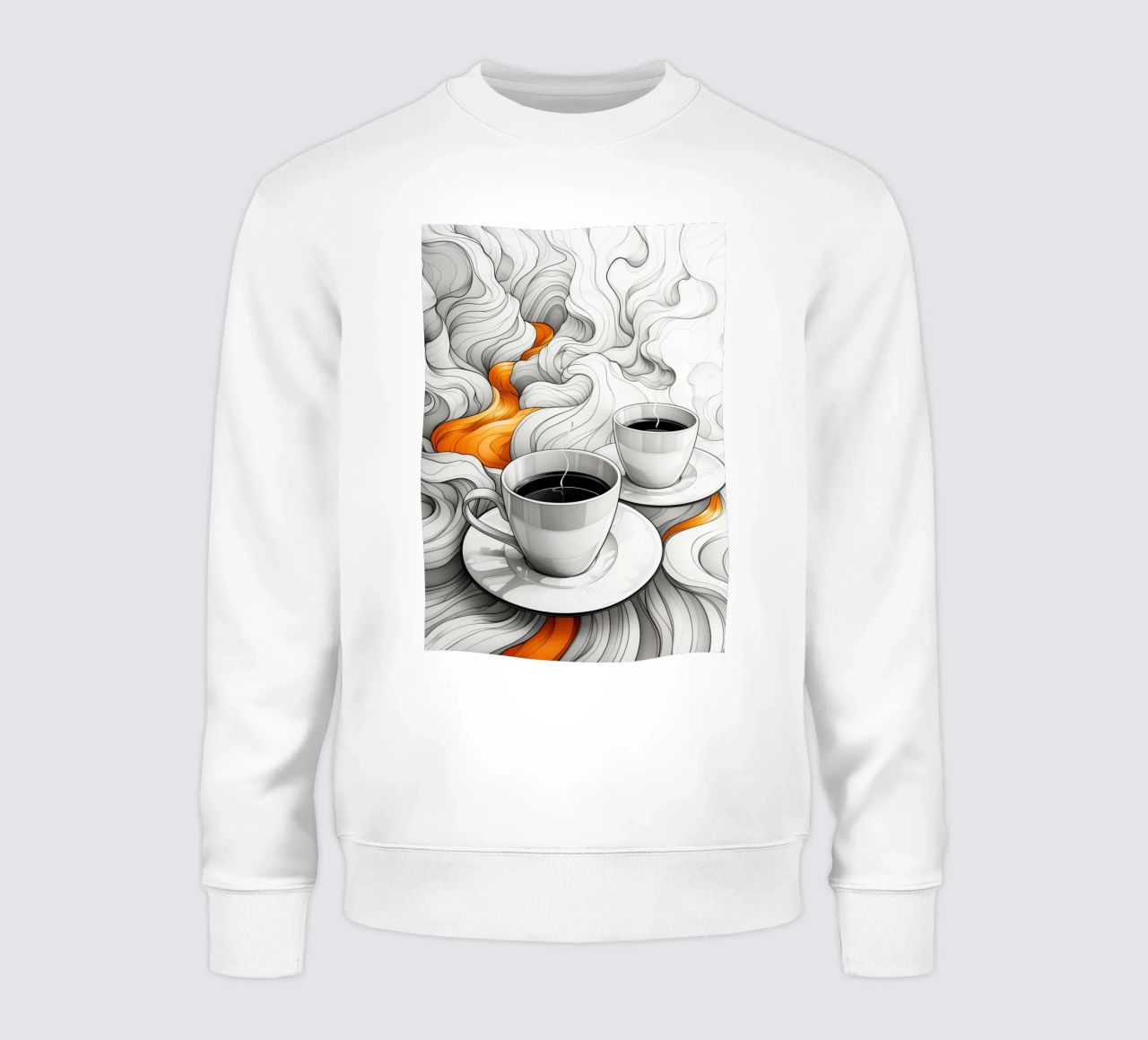 È l'ora del caffè espresso felpa da Justyna Jaszke JBJart
