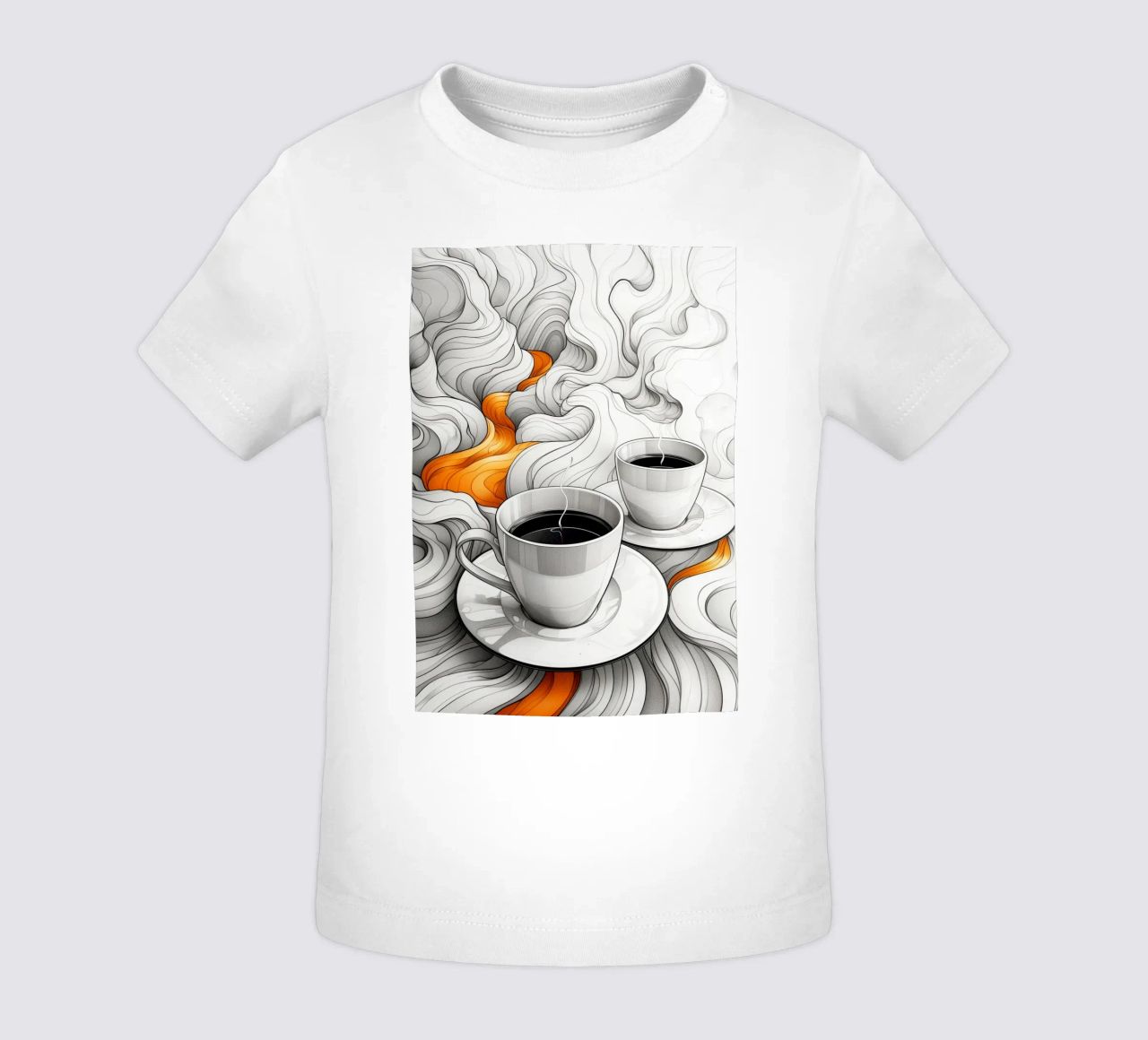 È l'ora del caffè espresso maglietta neonato da Justyna Jaszke JBJart