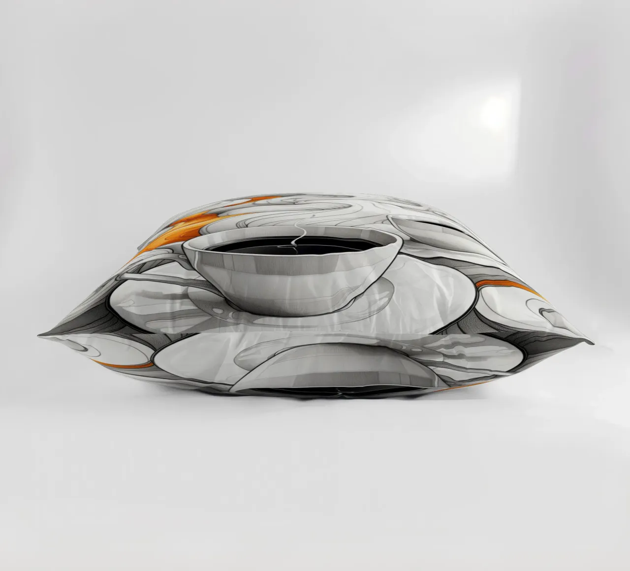 It's coffee time expresso decorative cushion by Justyna Jaszke JBJart