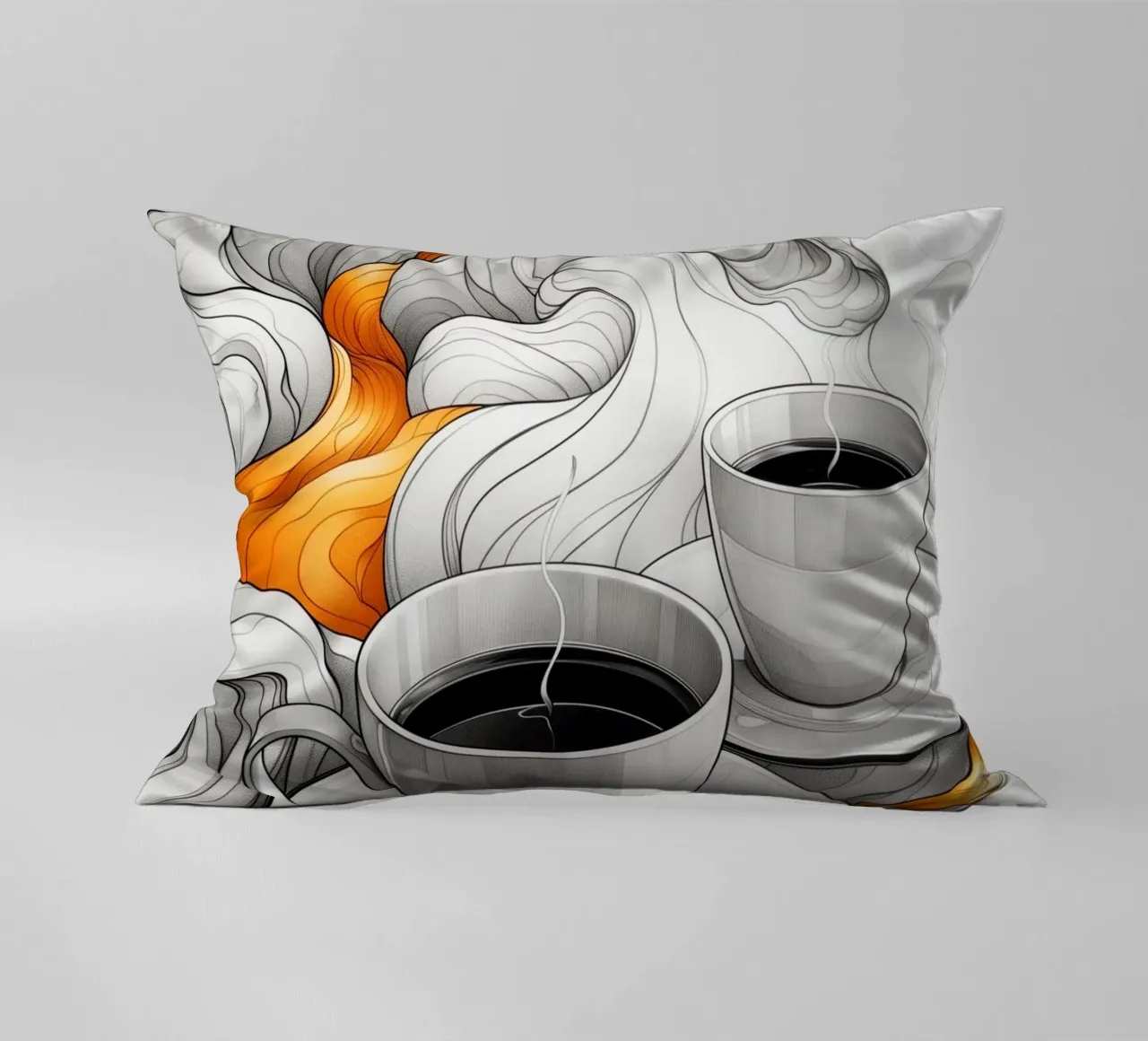 È l'ora del caffè espresso cuscino da Justyna Jaszke JBJart