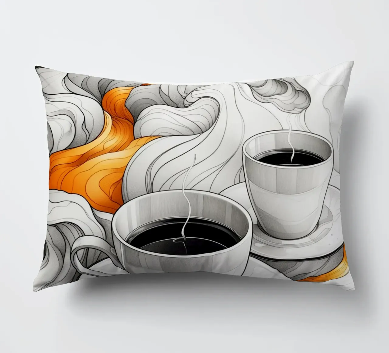 It's coffee time expresso decorative cushion by Justyna Jaszke JBJart