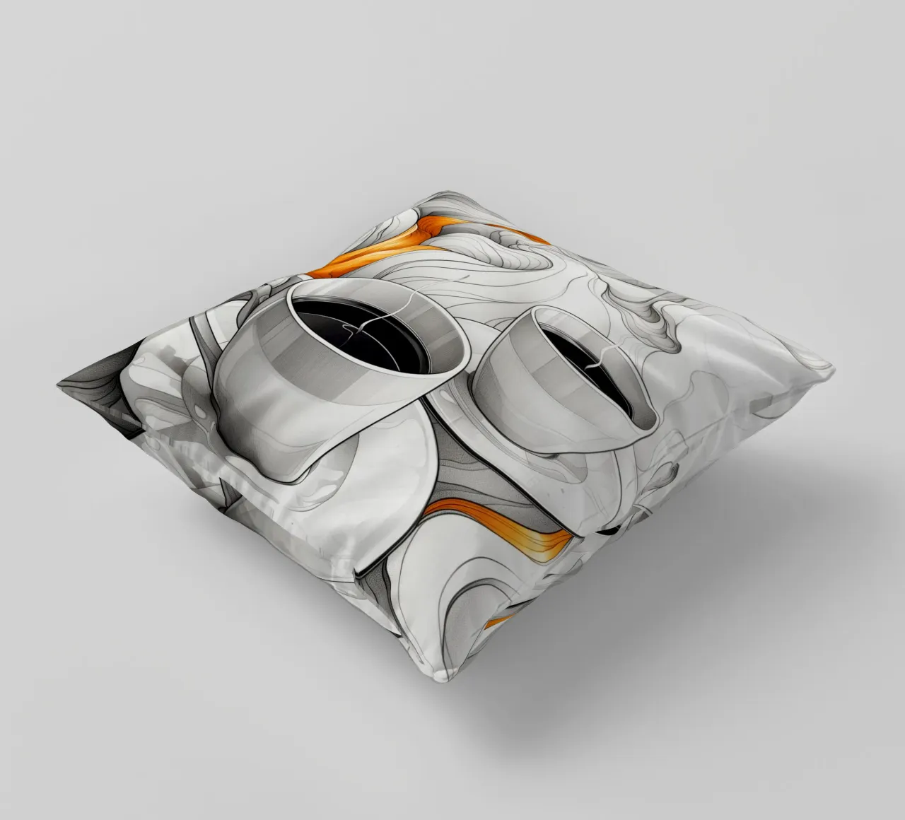 It's coffee time expresso decorative cushion by Justyna Jaszke JBJart