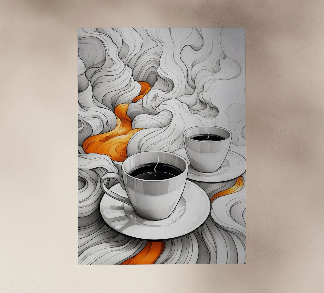 È l'ora del caffè espresso pellicola backlit da Justyna Jaszke JBJart