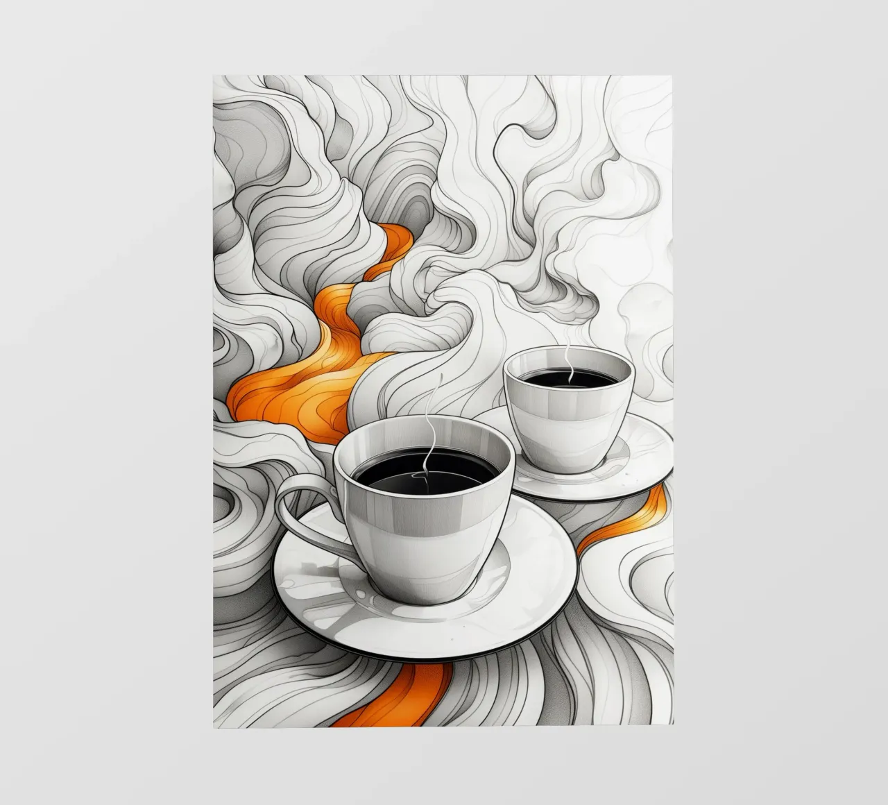 È l'ora del caffè espresso pellicola backlit da Justyna Jaszke JBJart