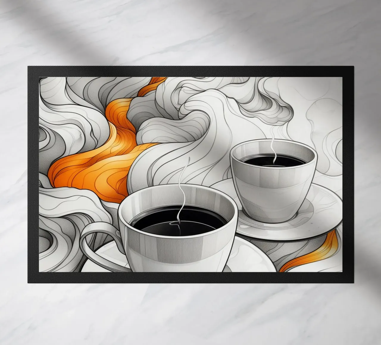 È l'ora del caffè espresso zerbino da Justyna Jaszke JBJart