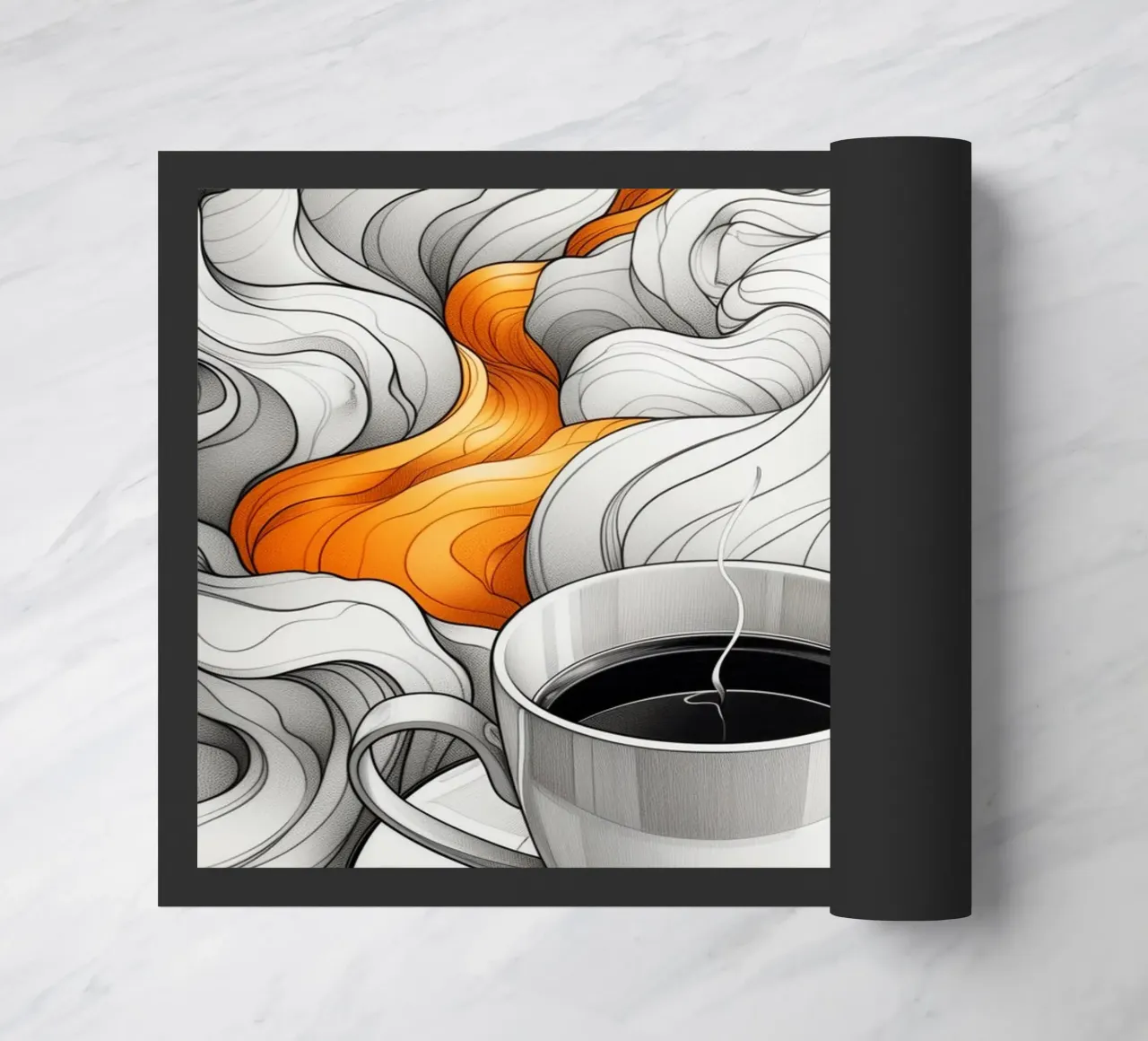 È l'ora del caffè espresso zerbino da Justyna Jaszke JBJart