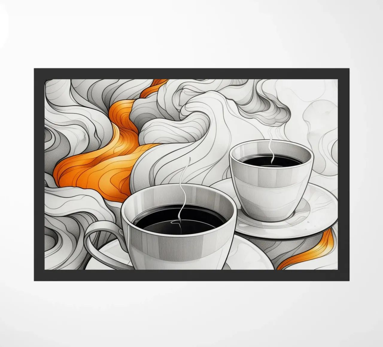 È l'ora del caffè espresso zerbino da Justyna Jaszke JBJart