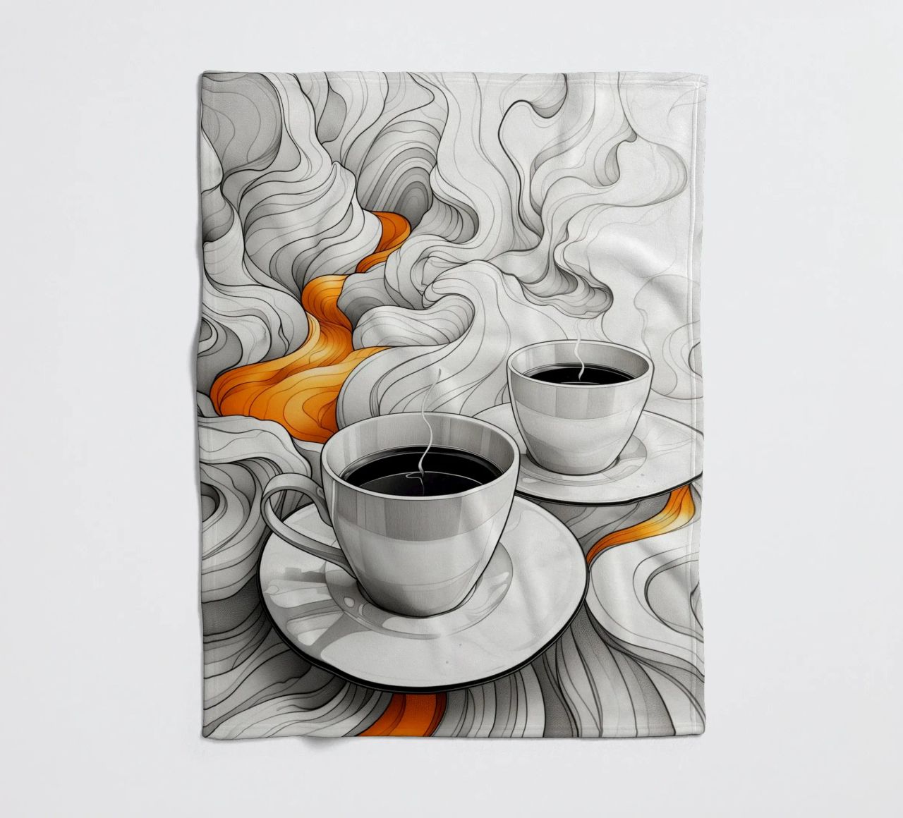 È l'ora del caffè espresso coperta in pile da Justyna Jaszke JBJart