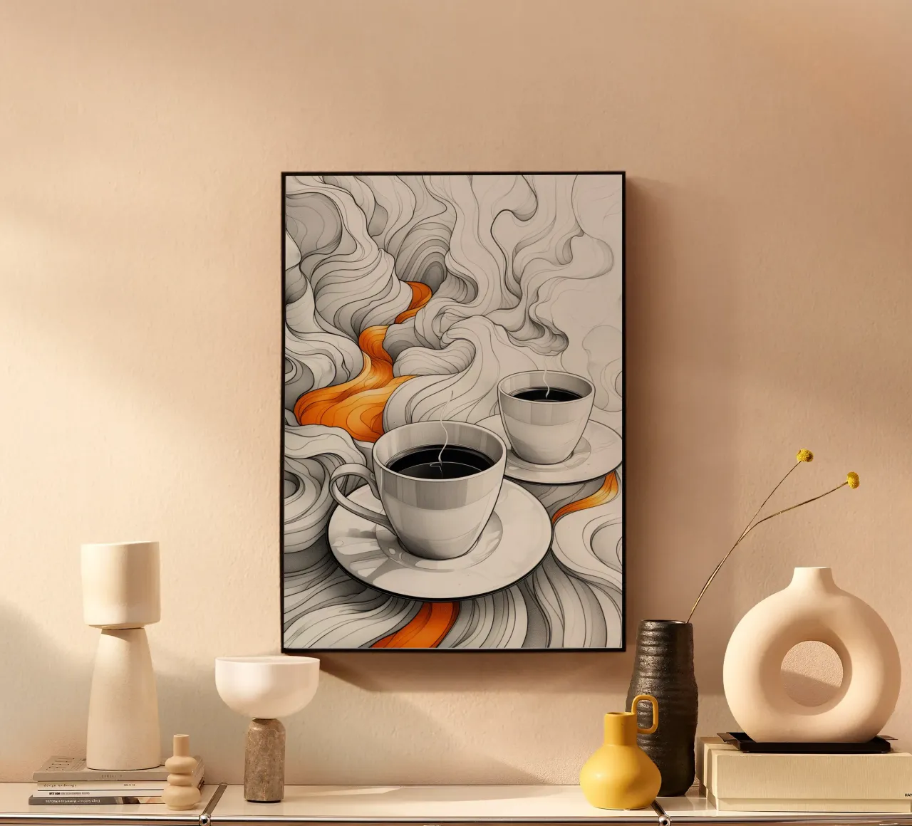 È l'ora del caffè espresso pannello forex da Justyna Jaszke JBJart