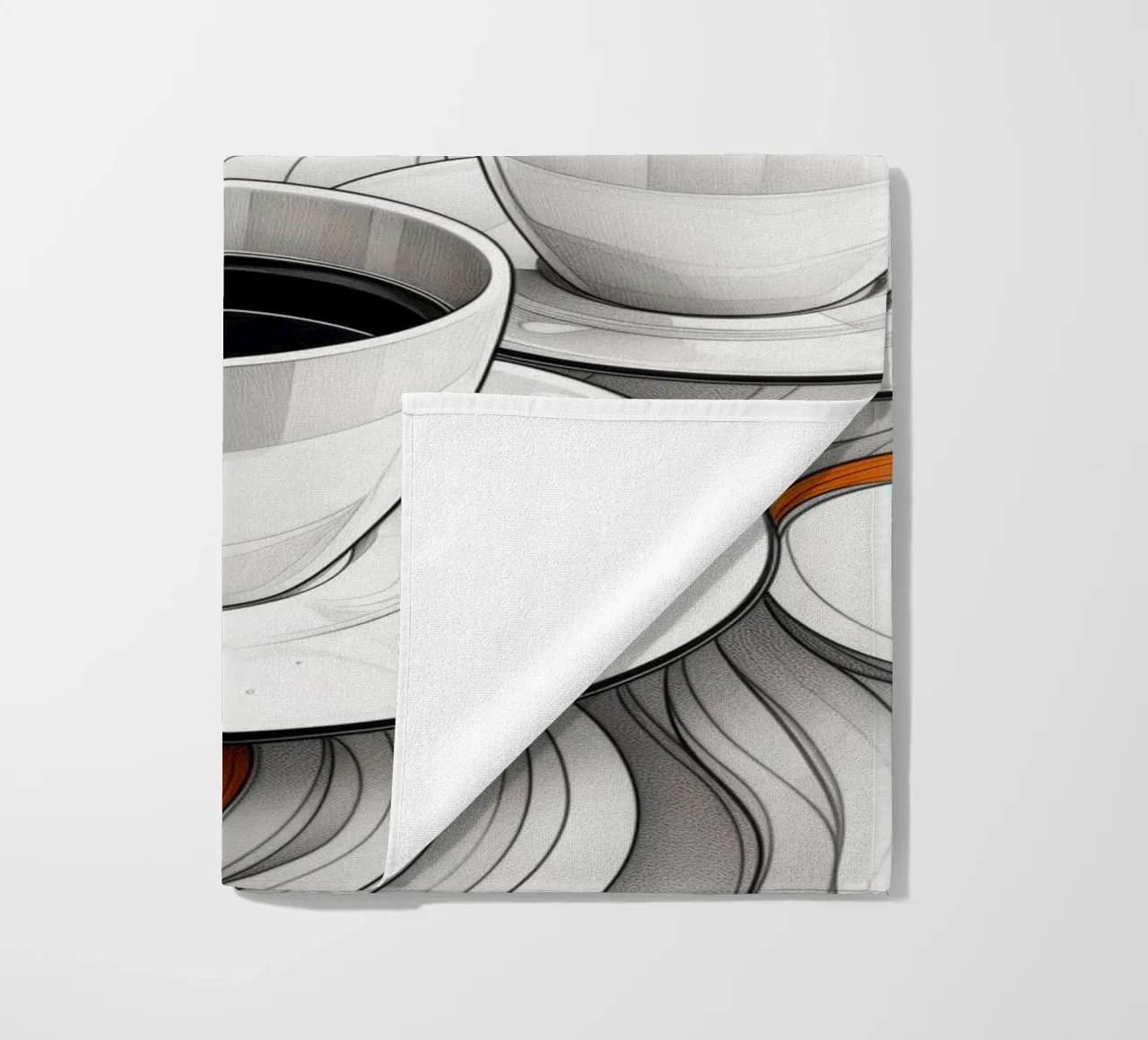 È l'ora del caffè espresso telo mare da Justyna Jaszke JBJart