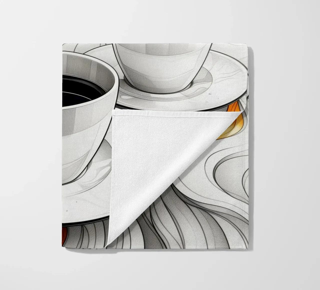 È l'ora del caffè espresso telo mare da Justyna Jaszke JBJart