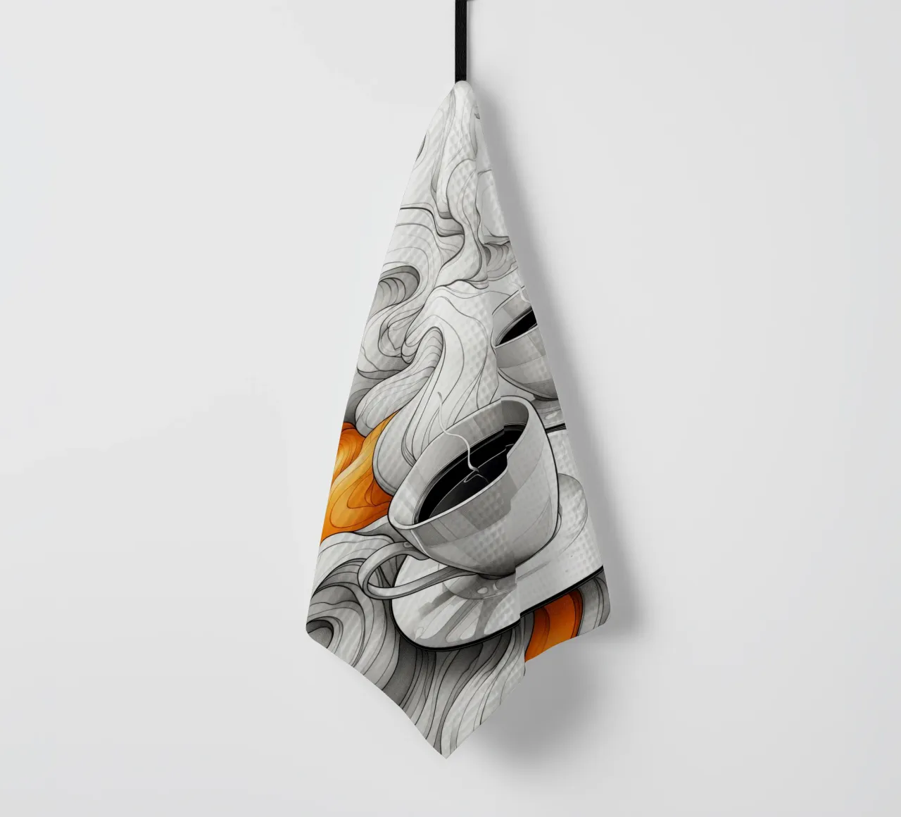 È l'ora del caffè espresso canovaccio da cucina da Justyna Jaszke JBJart