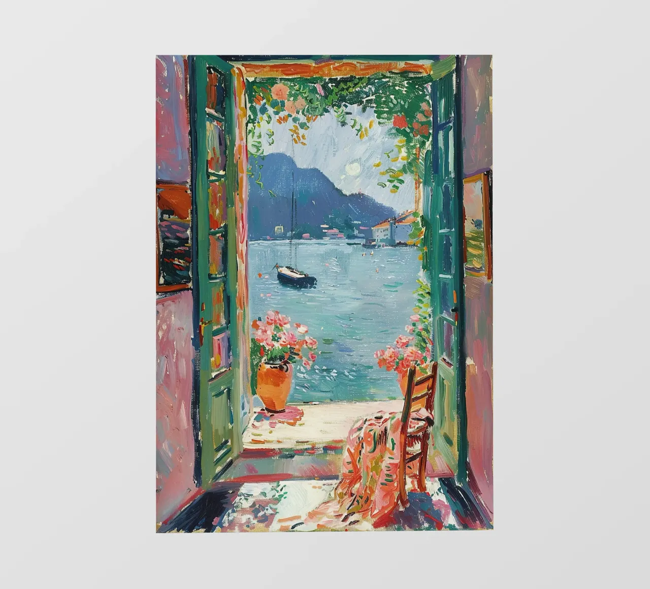 Riflessi nella brezza telo in pvc da Nikis Art Studio