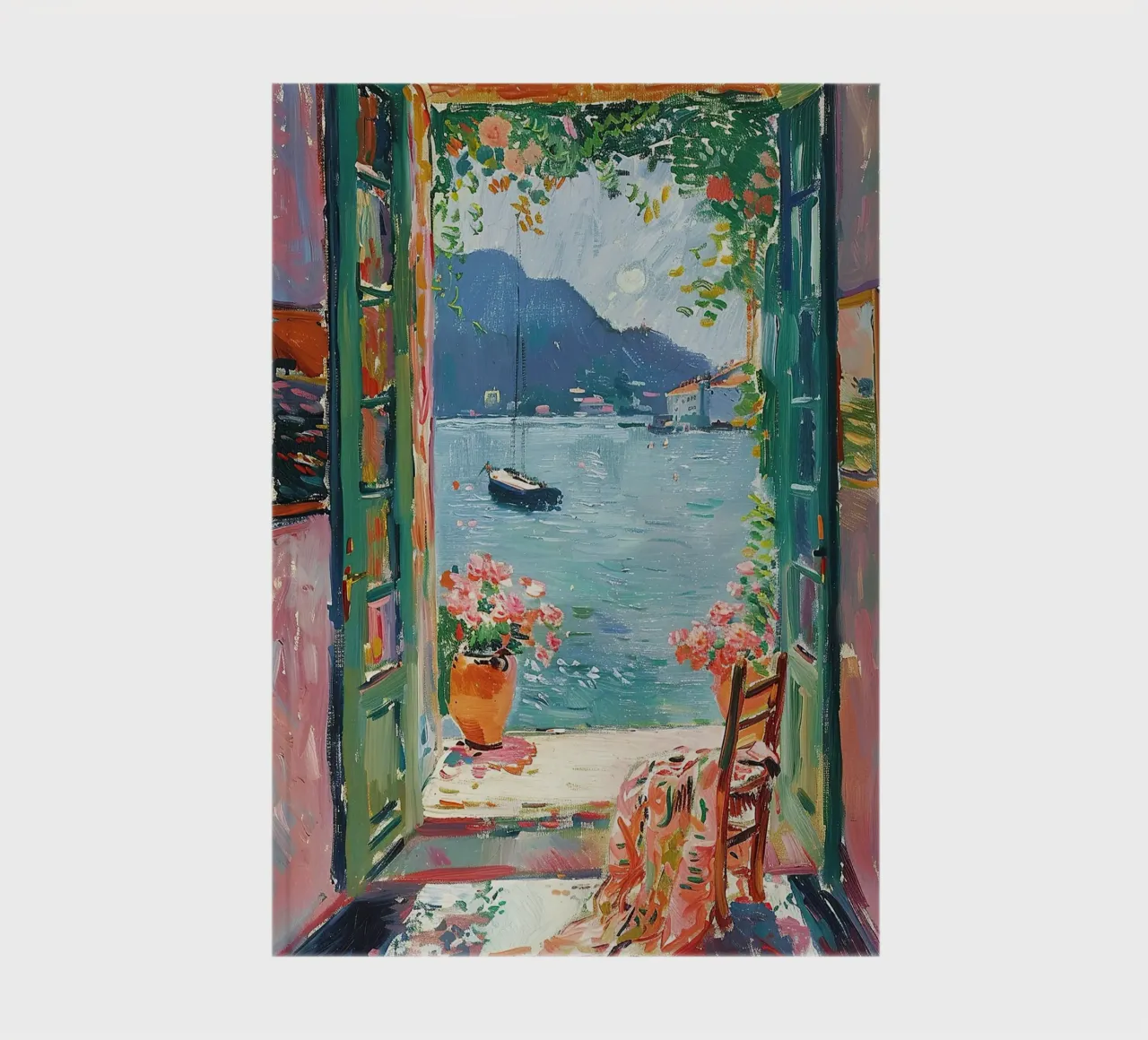 Reflections in the Breeze notebook by Nikis Art Studio