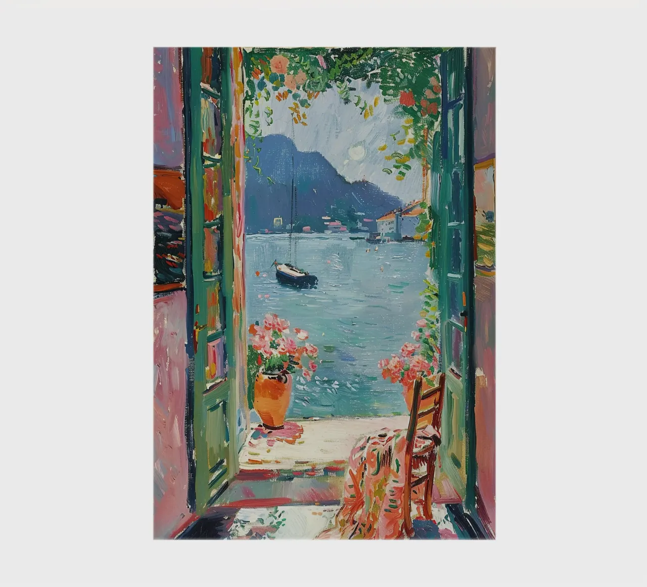 Reflections in the Breeze notebook by Nikis Art Studio